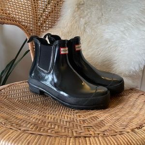 Hunter Gloss Waterproof Chelsea Boots